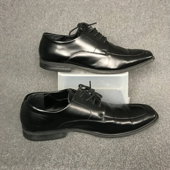 Kenneth Cole Reaction Black Lace Up Moc Toe Settle Oxfords Dress Shoes Mens 11 - Picture 3 of 6